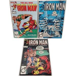 Marvel Iron Man #177, 180, 181 Very Good 1983 Comic Book Lot Of 3 Pre-owned